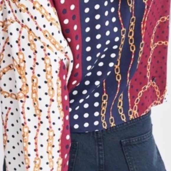 Zara chain print blouse - Picture 4 of 6